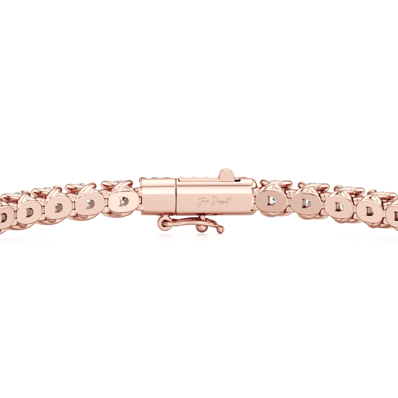 Elle Round Brilliant Lab Diamond Tennis Bracelet image 13