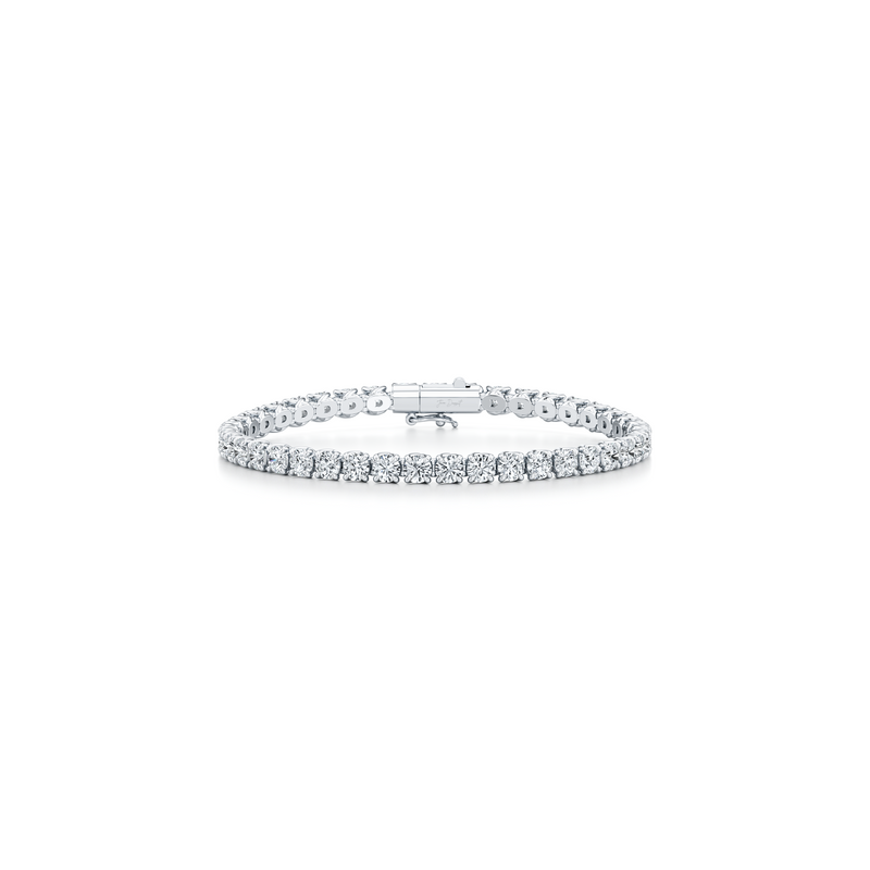 Elle Round Brilliant Lab Diamond Tennis Bracelet image 1