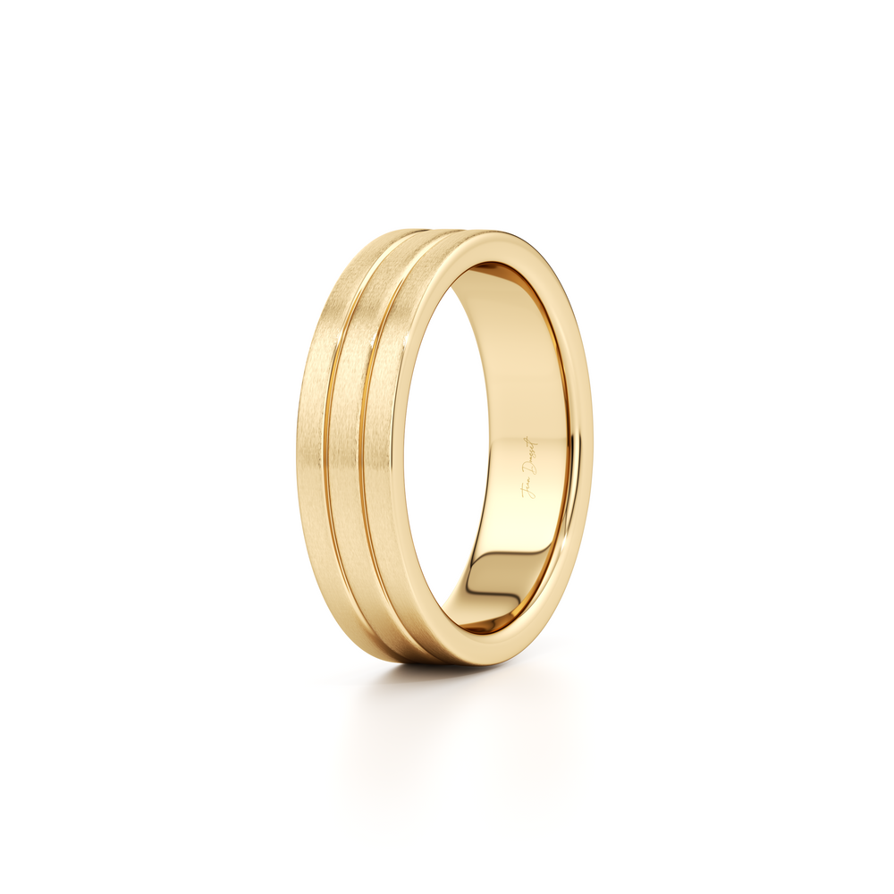Modern Pinstripe Men's Band image 2