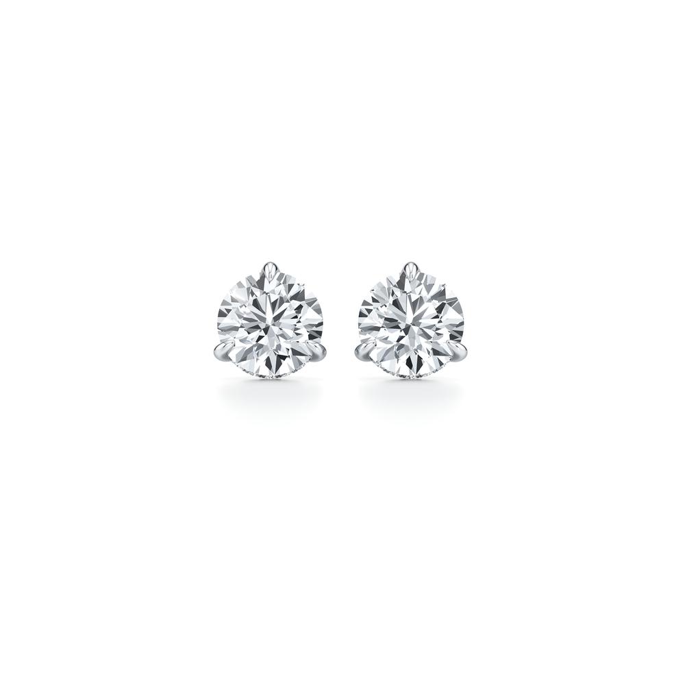 18k White Gold 4 CTW Pair