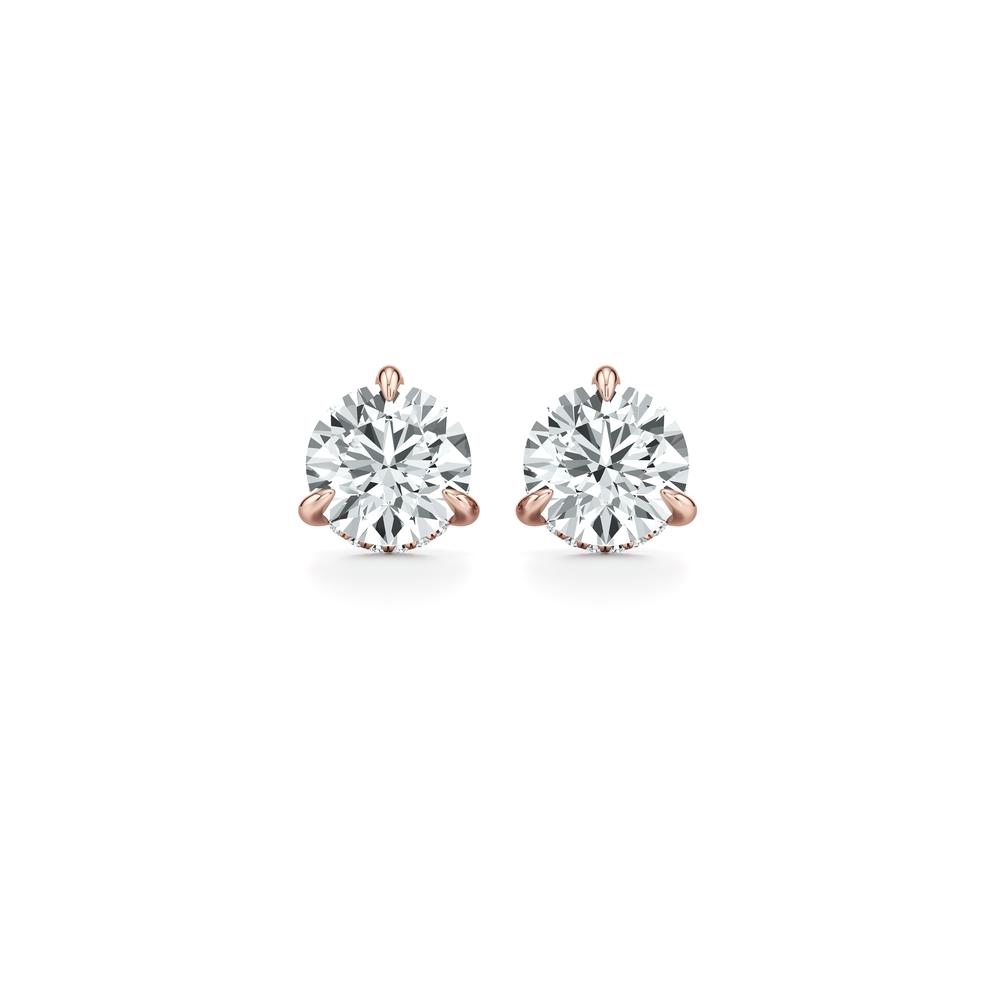 18k Rose Gold 5 CTW Pair