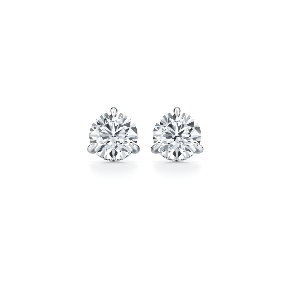 18k White Gold 5 CTW Pair
