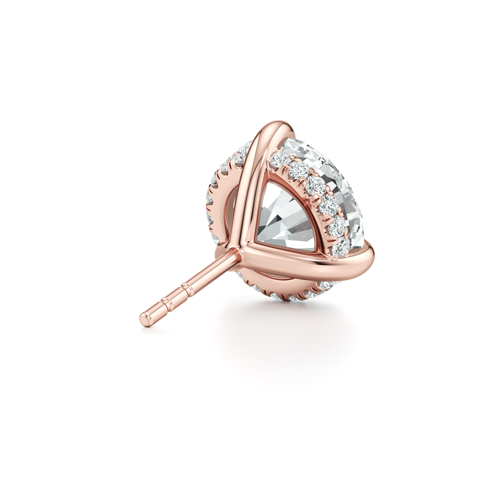 18k Rose Gold 6 CTW Pair