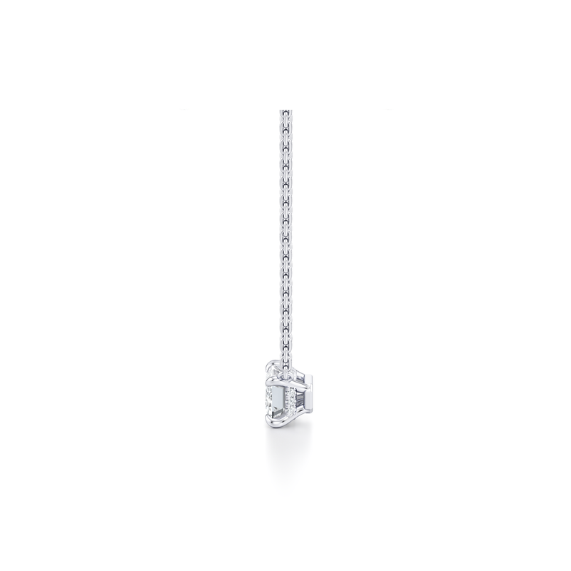 Chelsea Lab Diamond Emerald Pendant image 2