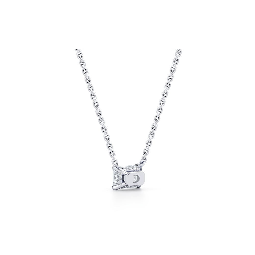 Chelsea Lab Diamond Emerald Pendant image 3