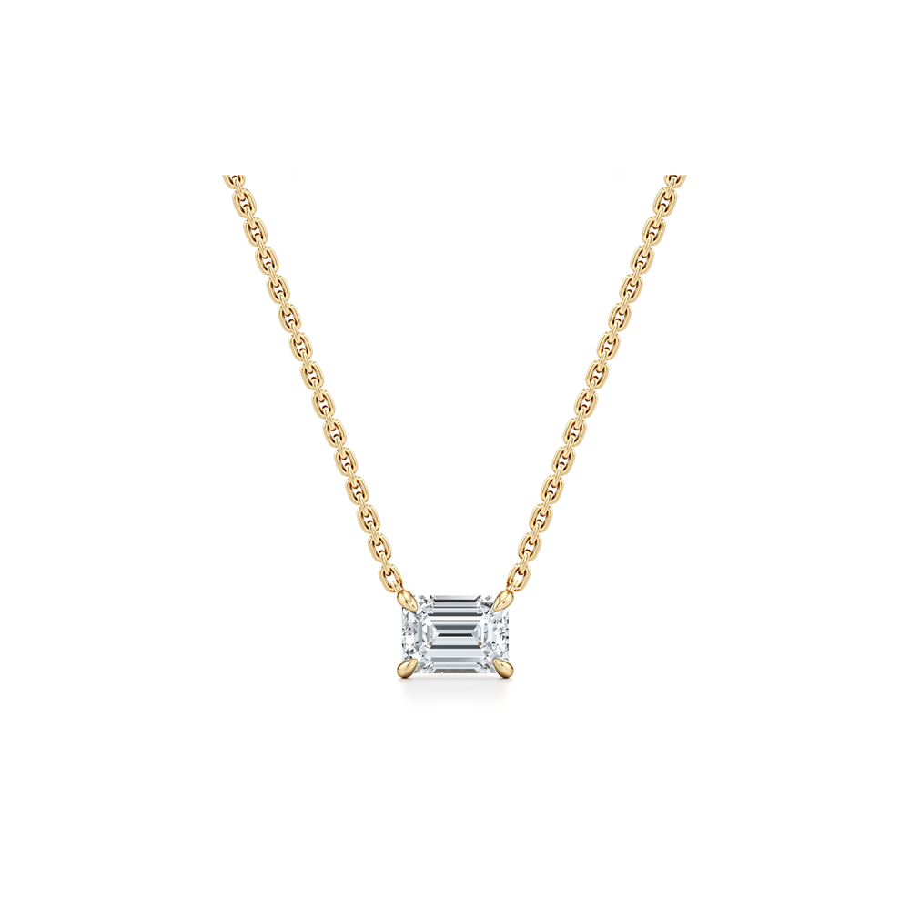 Chelsea Lab Diamond Emerald Pendant image 5