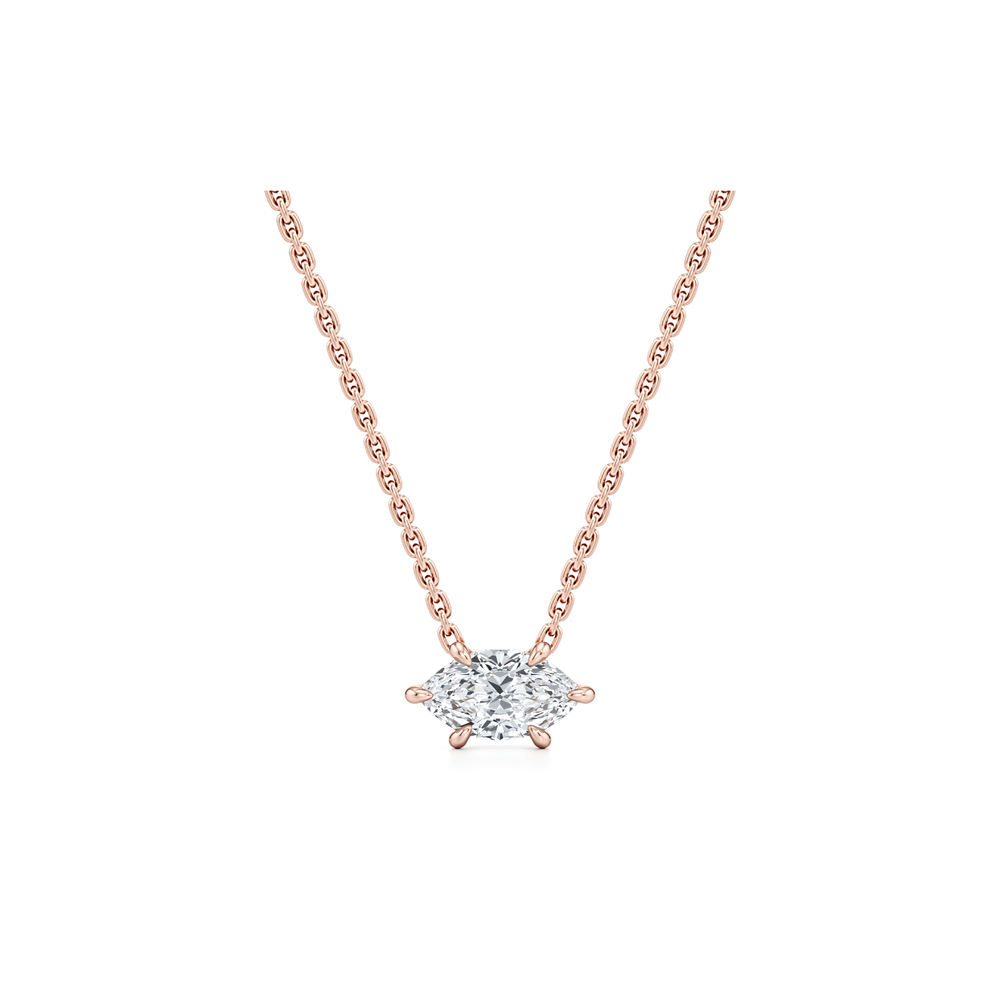 Chelsea Lab Diamond Marquise Pendant image 9
