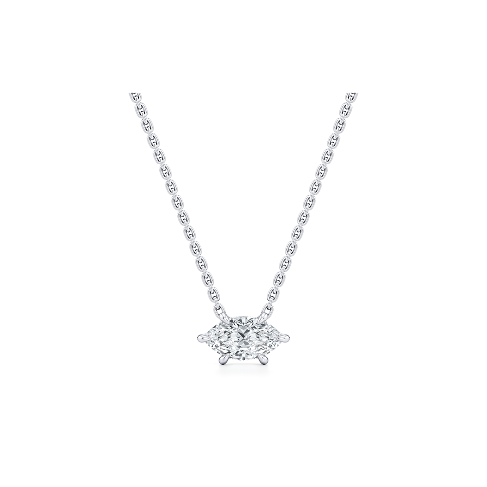 Chelsea Lab Diamond Marquise Pendant image 13