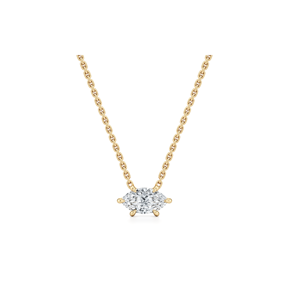 Chelsea Lab Diamond Marquise Pendant image 5