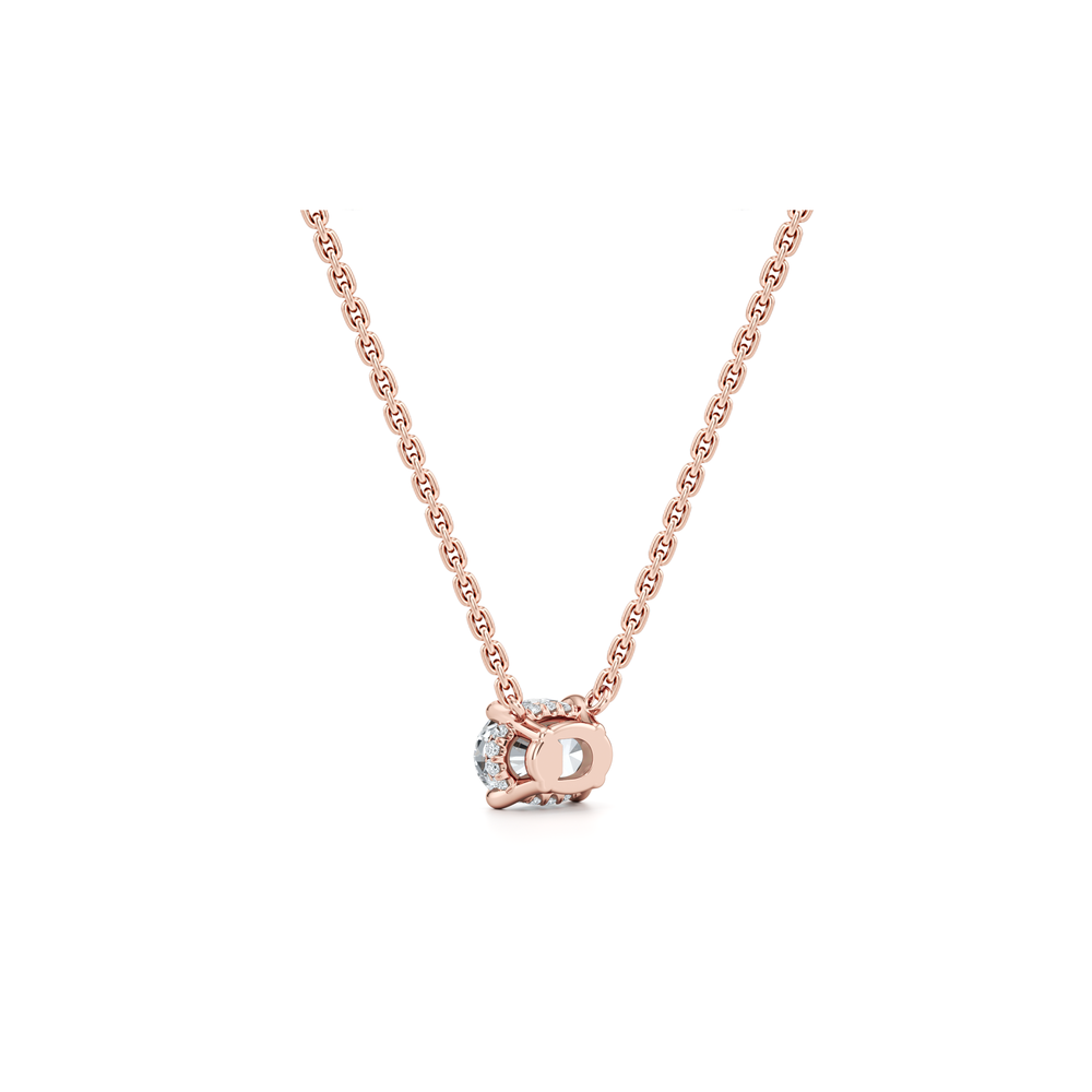 Chelsea Lab Diamond Oval Pendant image 11