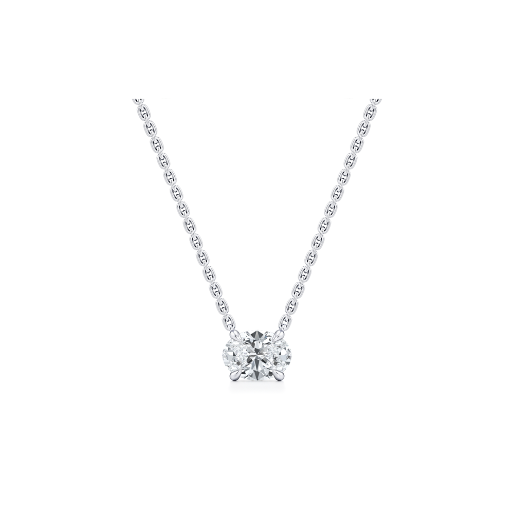 Chelsea Lab Diamond Oval Pendant image 1