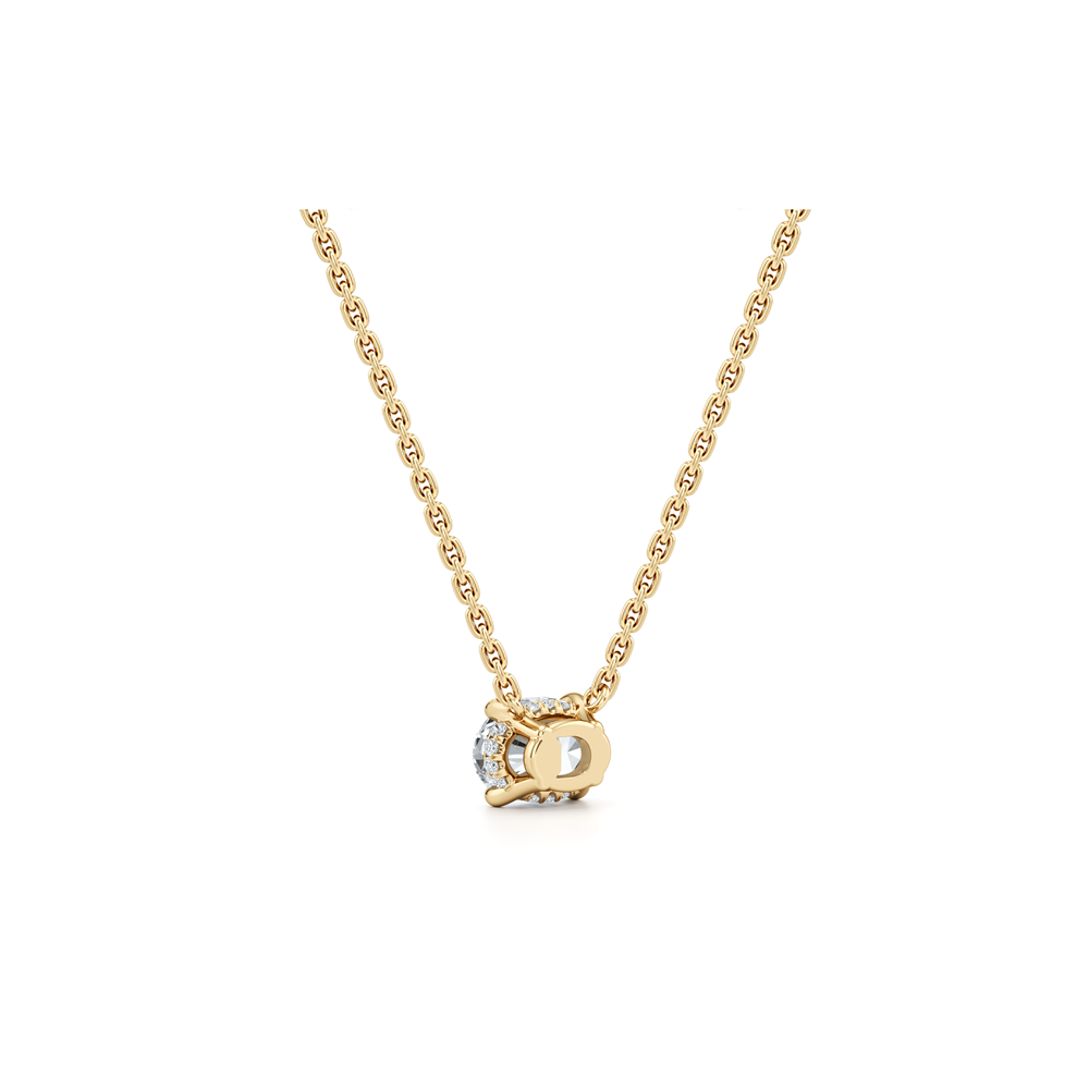 Chelsea Lab Diamond Oval Pendant image 7
