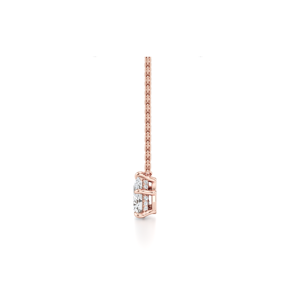 Chelsea Lab Diamond Pear Pendant image 10