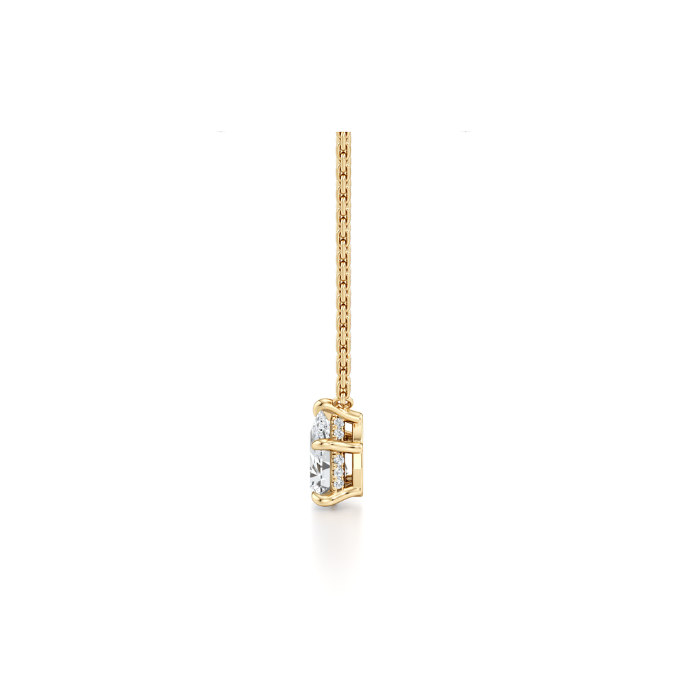 Chelsea Lab Diamond Pear Pendant image 6