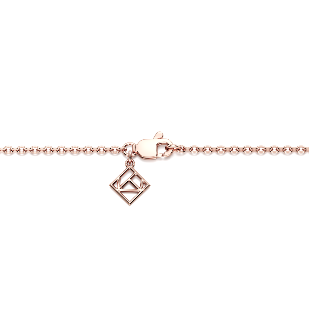 Bezel Set Lab Diamond Charm Bracelet image 9