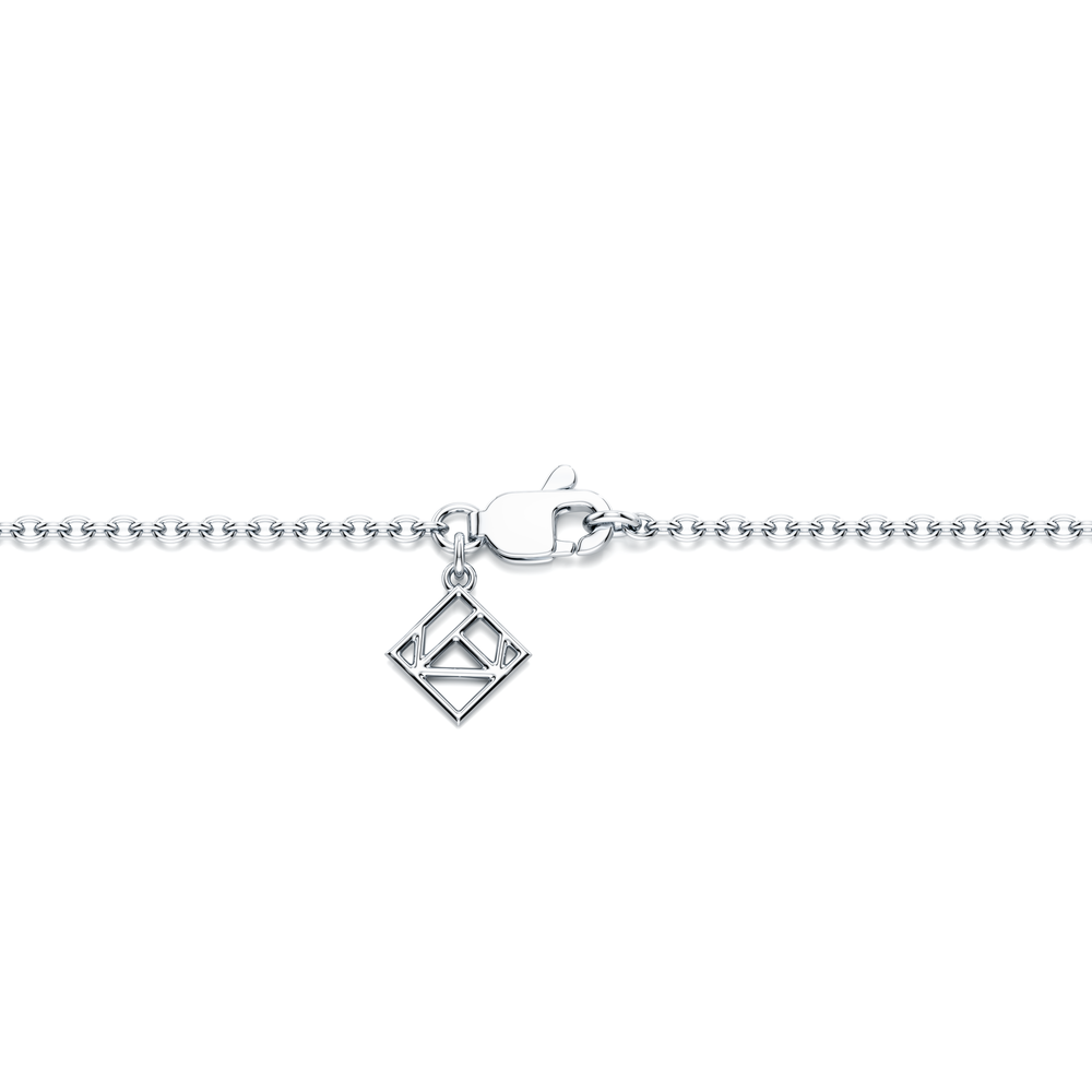 Bezel Set Lab Diamond Charm Bracelet image 12
