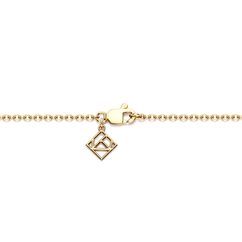 Bezel Set Lab Diamond Charm Bracelet image 6