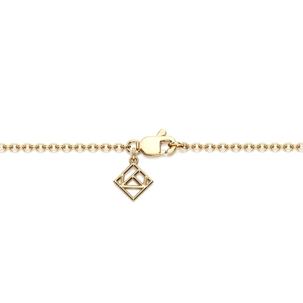 Bezel Set Lab Diamond Charm Bracelet image 18