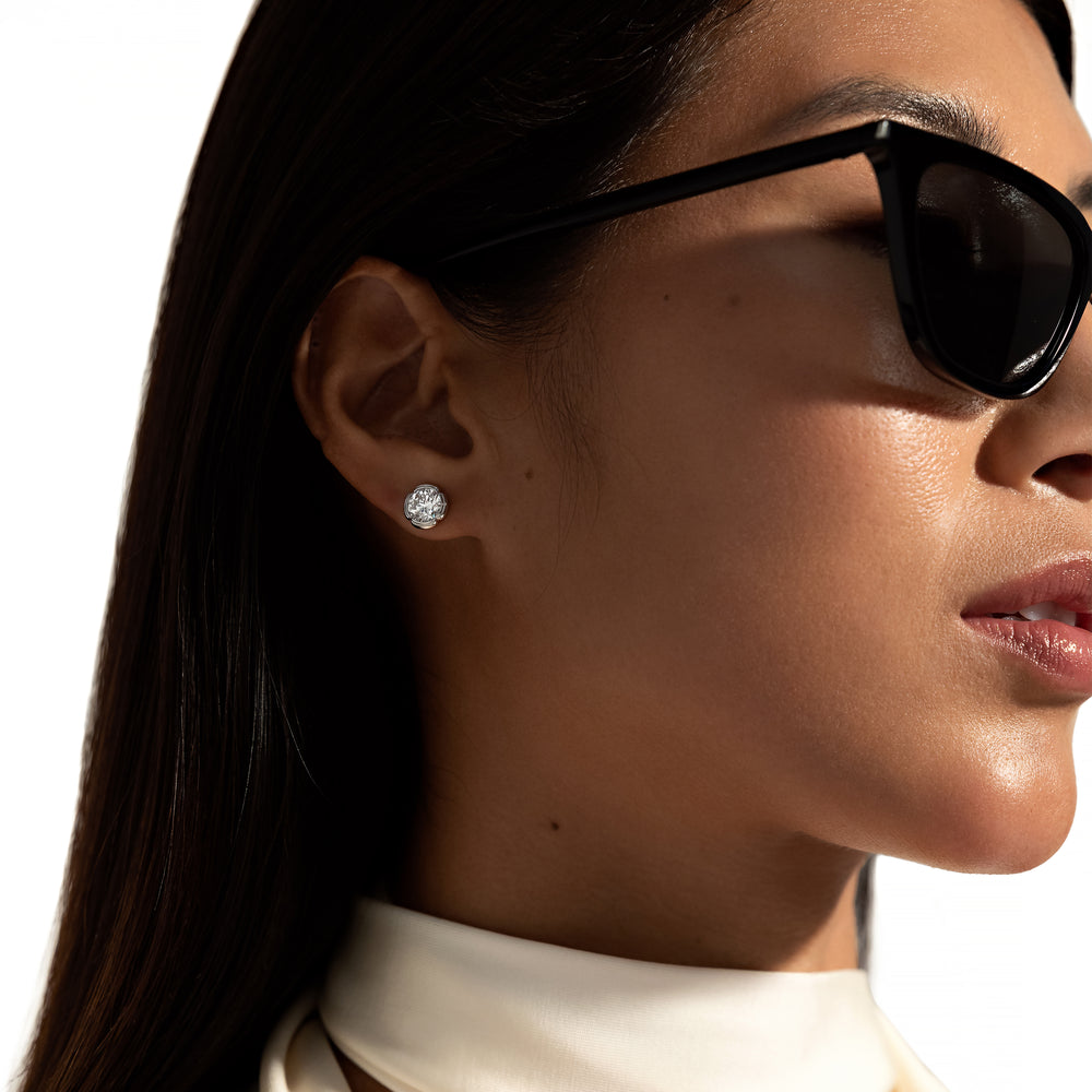 Dorée Lab Diamond Round Brilliant Studs image 15