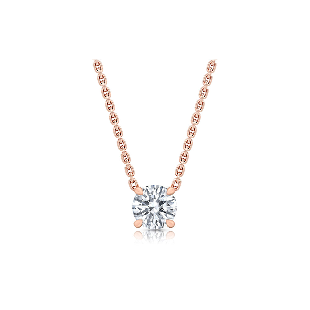 Chelsea Lab Diamond Round Brilliant Pendant image 71