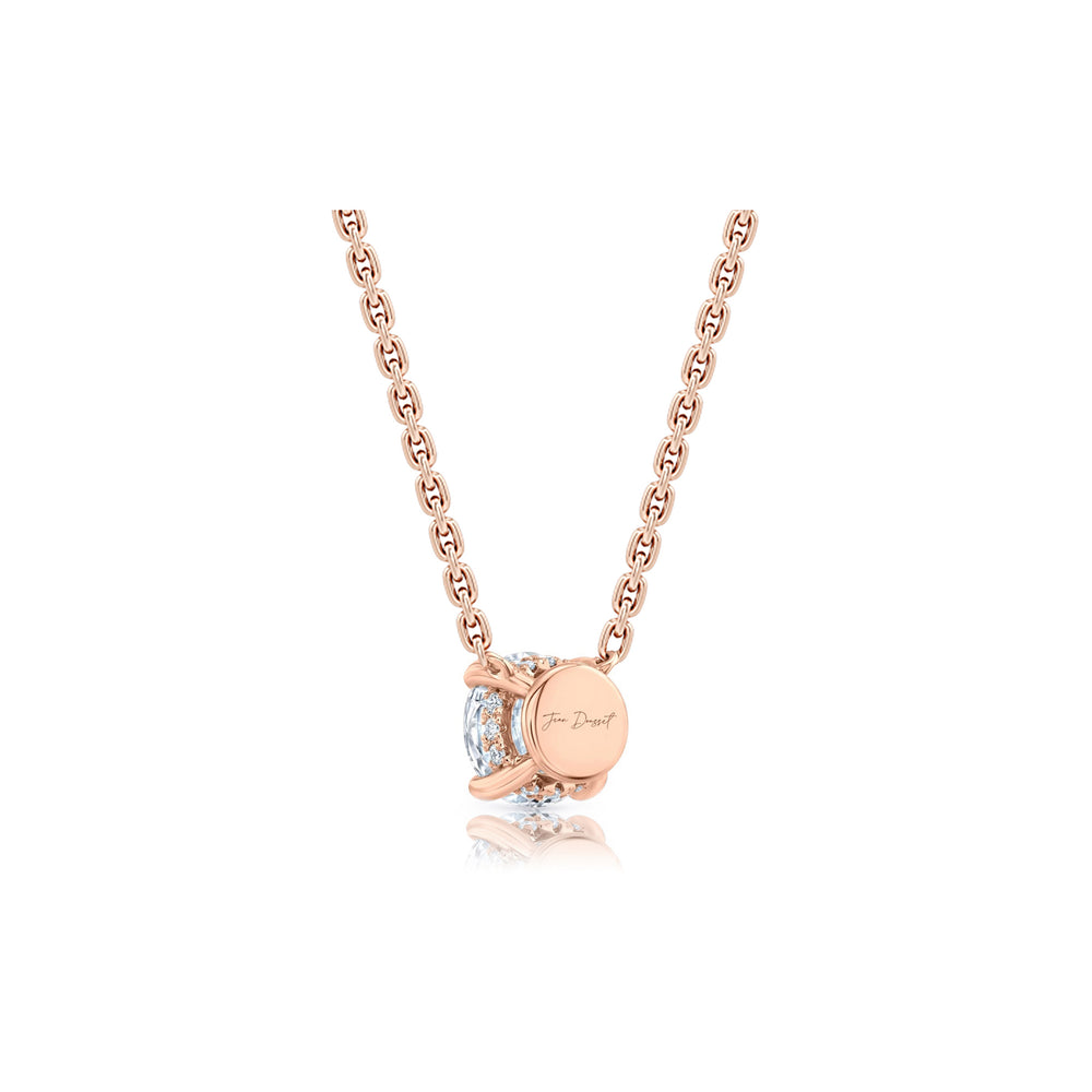 Chelsea Lab Diamond Round Brilliant Pendant image 73