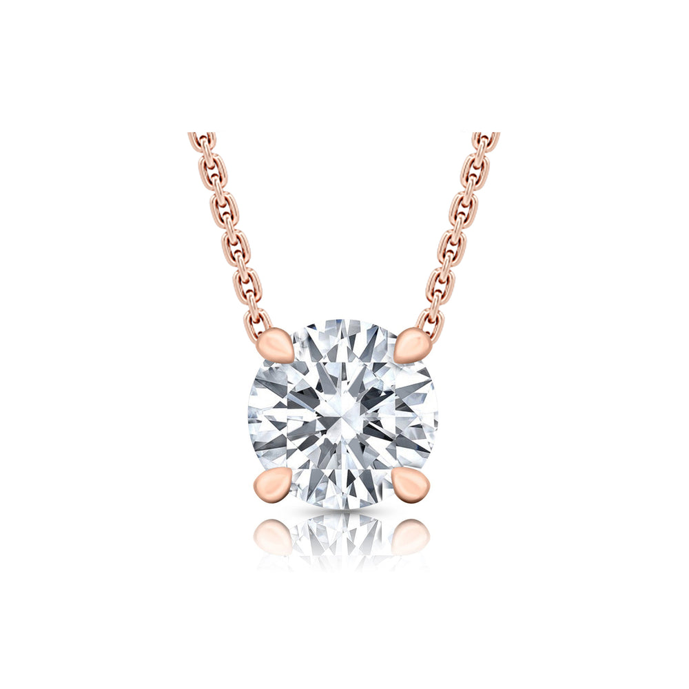 Chelsea Lab Diamond Round Brilliant Pendant image 74