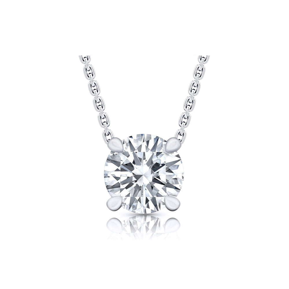 Chelsea Lab Diamond Round Brilliant Pendant image 79