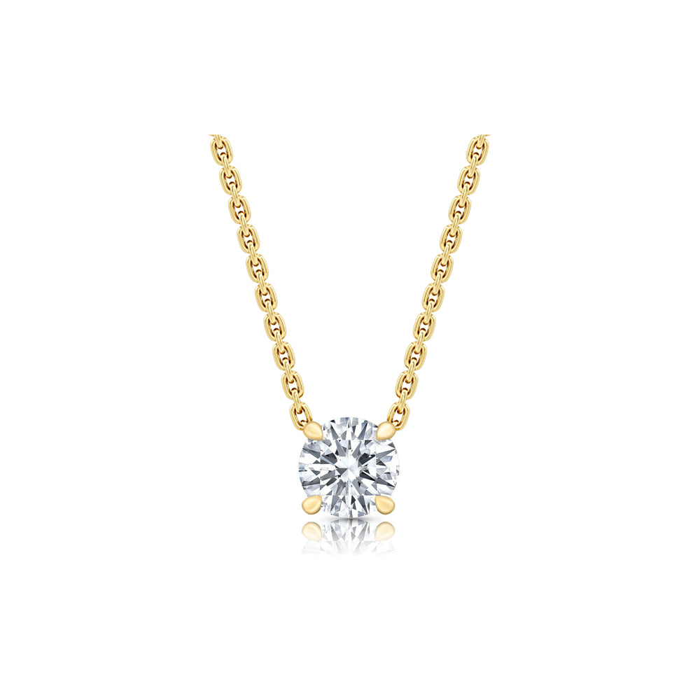 Chelsea Lab Diamond Round Brilliant Pendant image 66