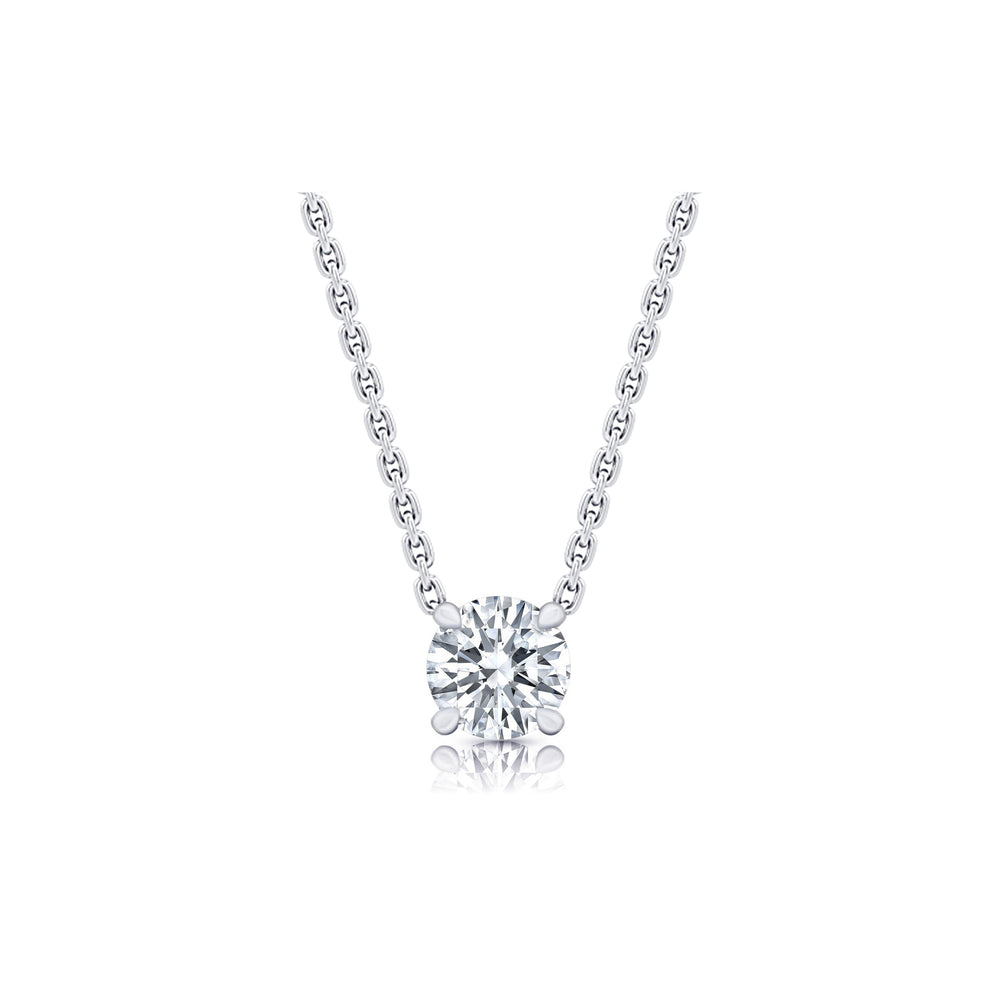 Chelsea Lab Diamond Round Brilliant Pendant image 61