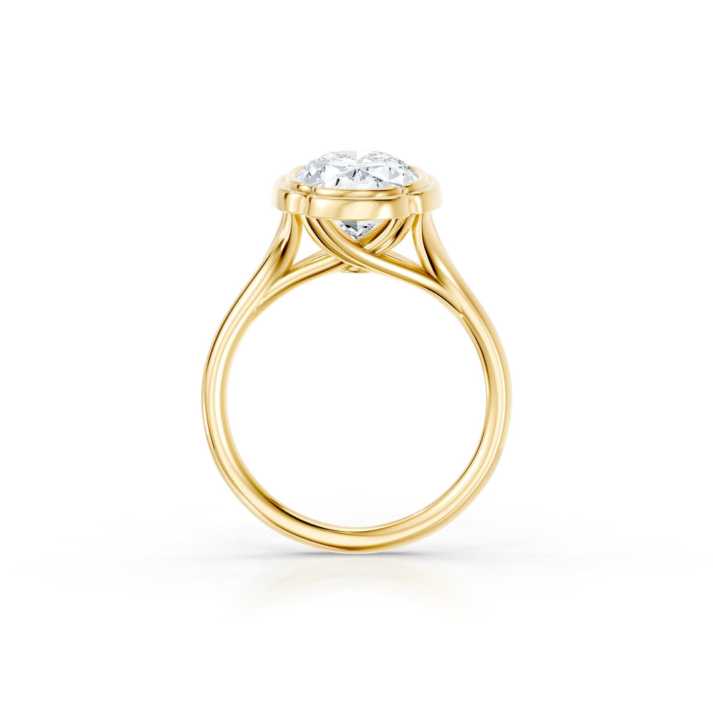 Dorée Solitaire Lab Diamond Engagement Ring image 4