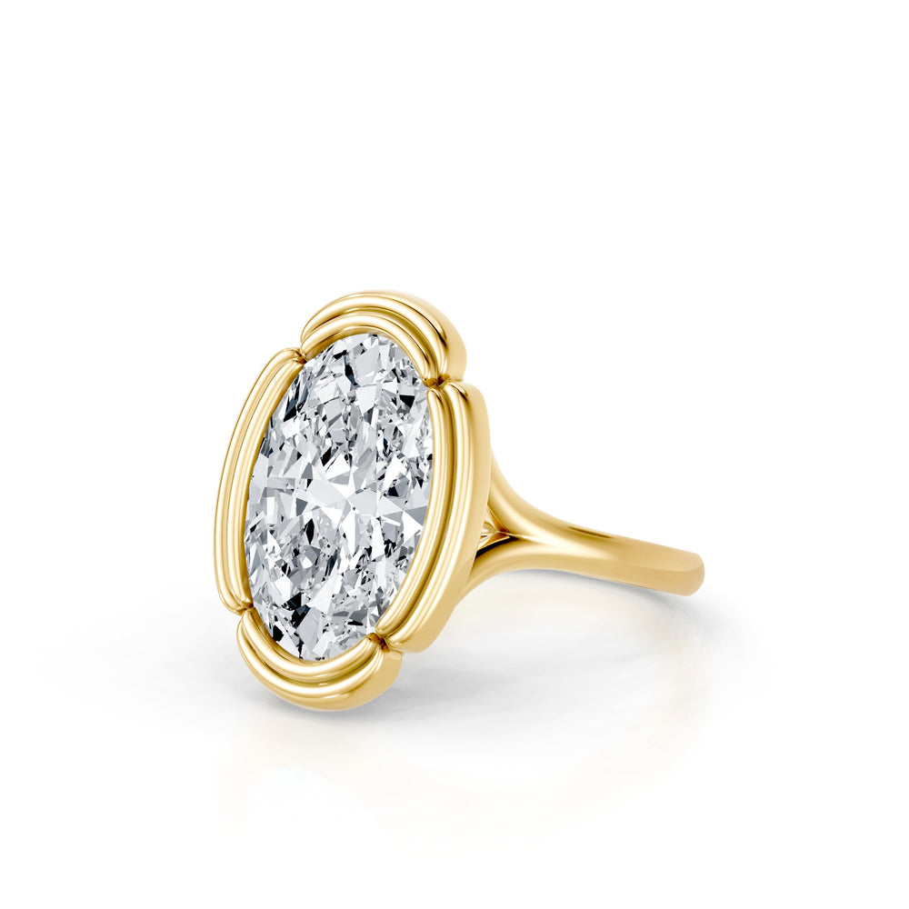 High Jewelry | Dorée Solitaire Lab Diamond Engagement Ring image 2