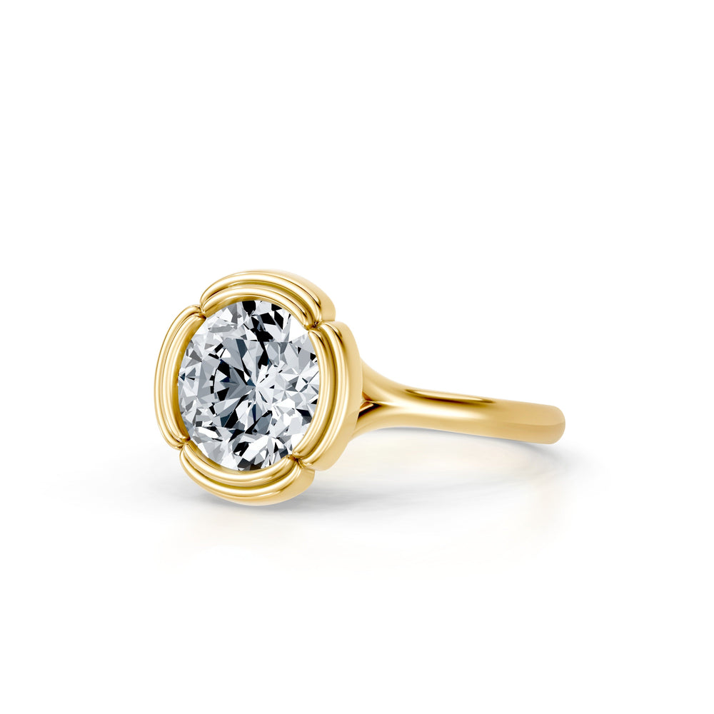 Dorée Solitaire Lab Diamond Engagement Ring image 2