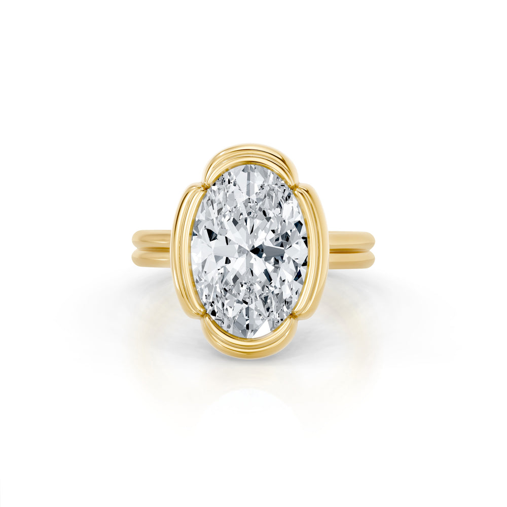 Dorée Solitaire Lab Diamond Engagement Ring image 1
