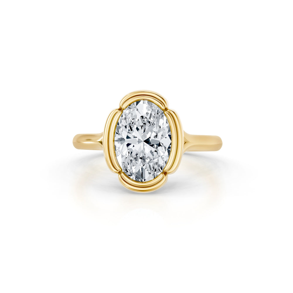 Dorée Solitaire Lab Diamond Engagement Ring image 1