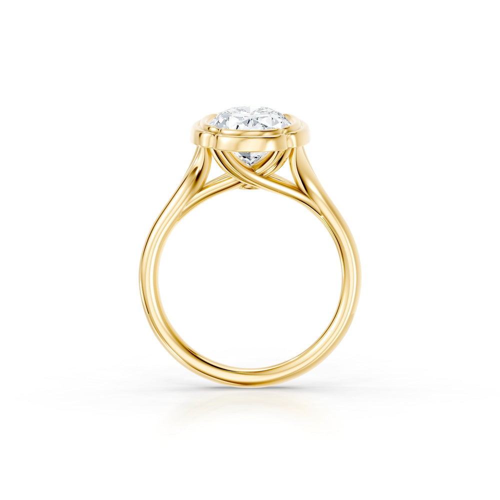 Dorée Solitaire Lab Diamond Engagement Ring image 4
