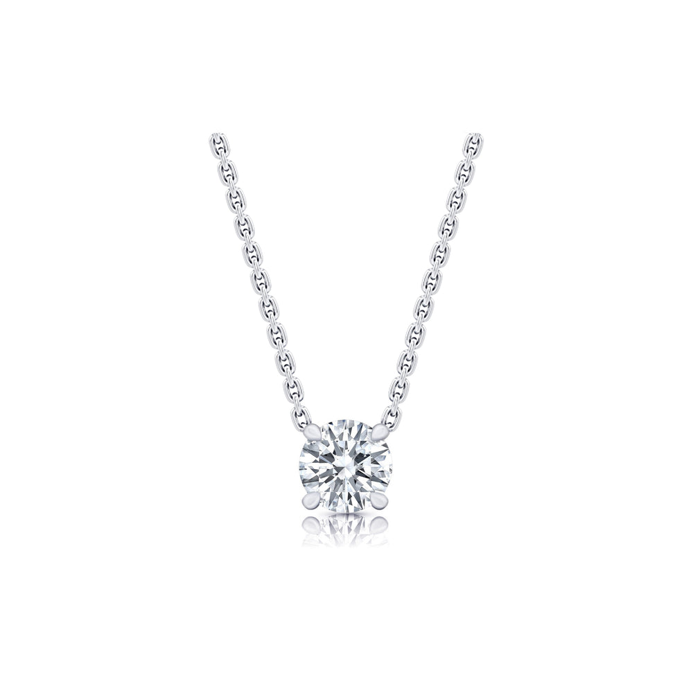 Chelsea Lab Diamond Round Brilliant Pendant image 41