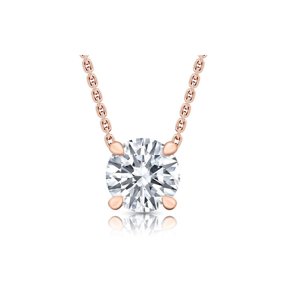 Chelsea Lab Diamond Round Brilliant Pendant image 54