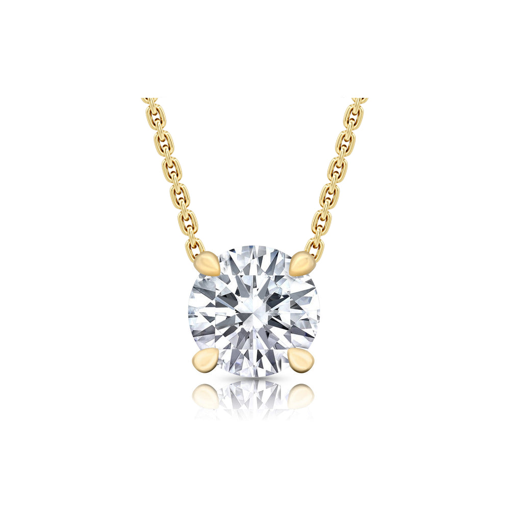 Chelsea Lab Diamond Round Brilliant Pendant image 49