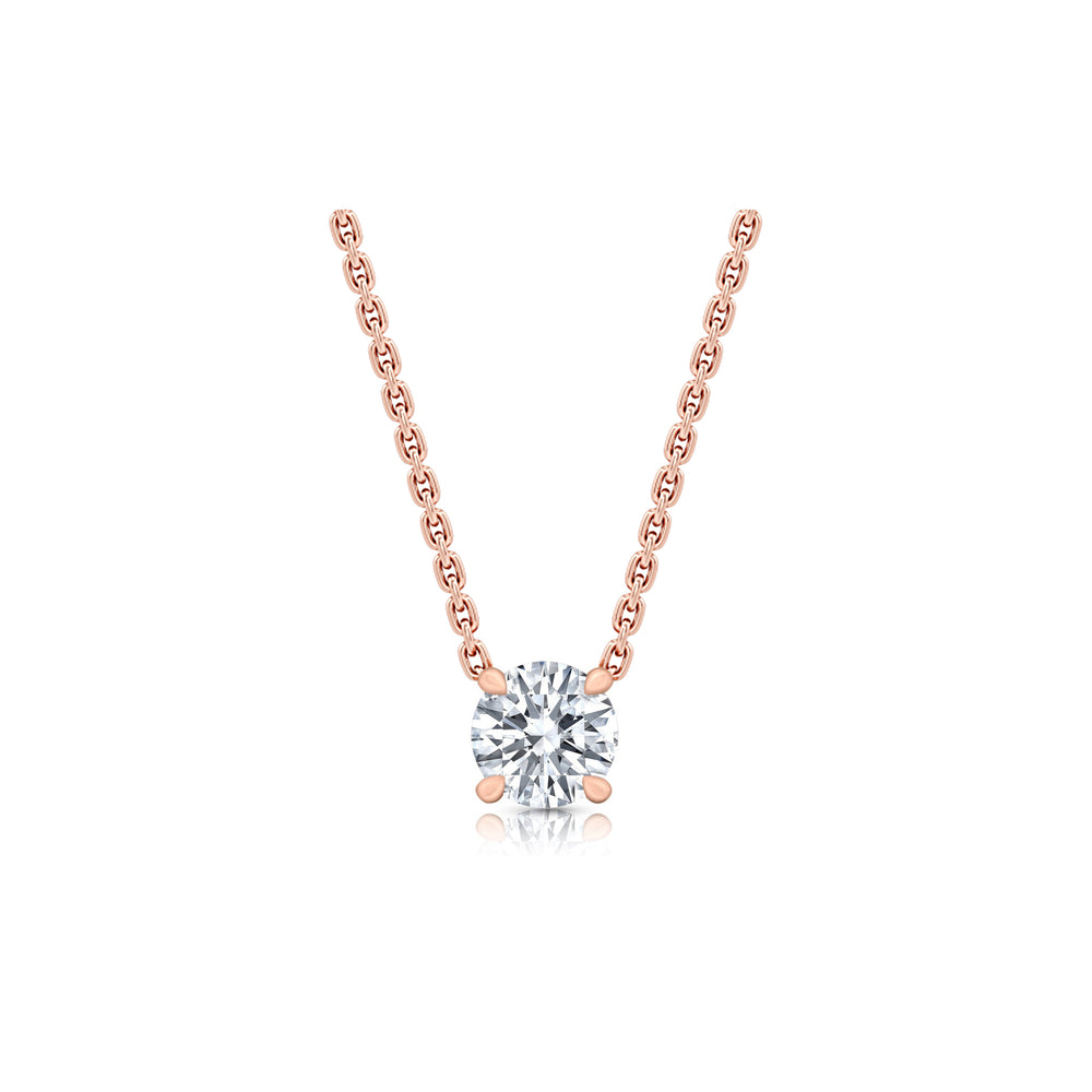 Chelsea Lab Diamond Round Brilliant Pendant image 51