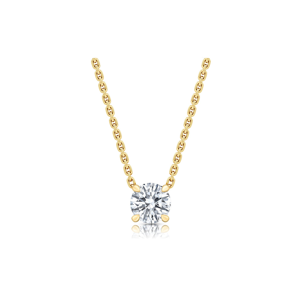 Chelsea Lab Diamond Round Brilliant Pendant image 46