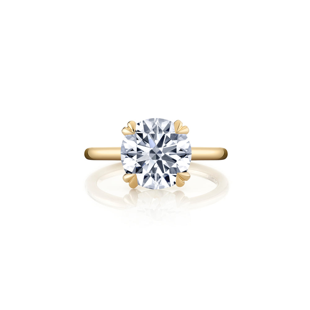 Kate Round Brilliant Solitaire Lab Diamond Engagement Ring image 1