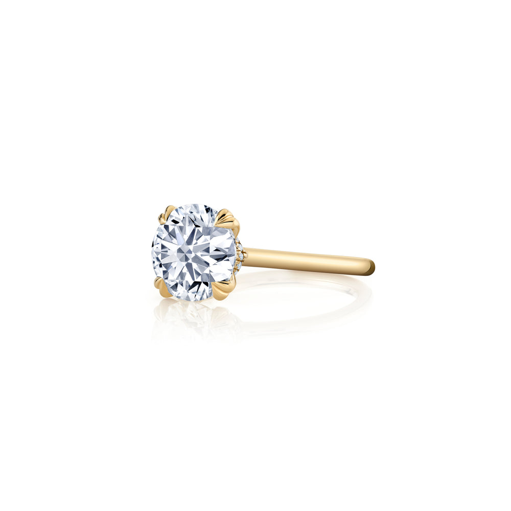 Kate Round Brilliant Solitaire Lab Diamond Engagement Ring image 2