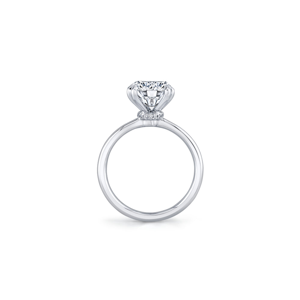 Kate Cushion Solitaire Lab Diamond Engagement Ring image 4