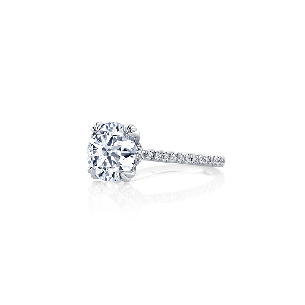 Kate Round Brilliant Solitaire Lab Diamond Engagement Ring image 2
