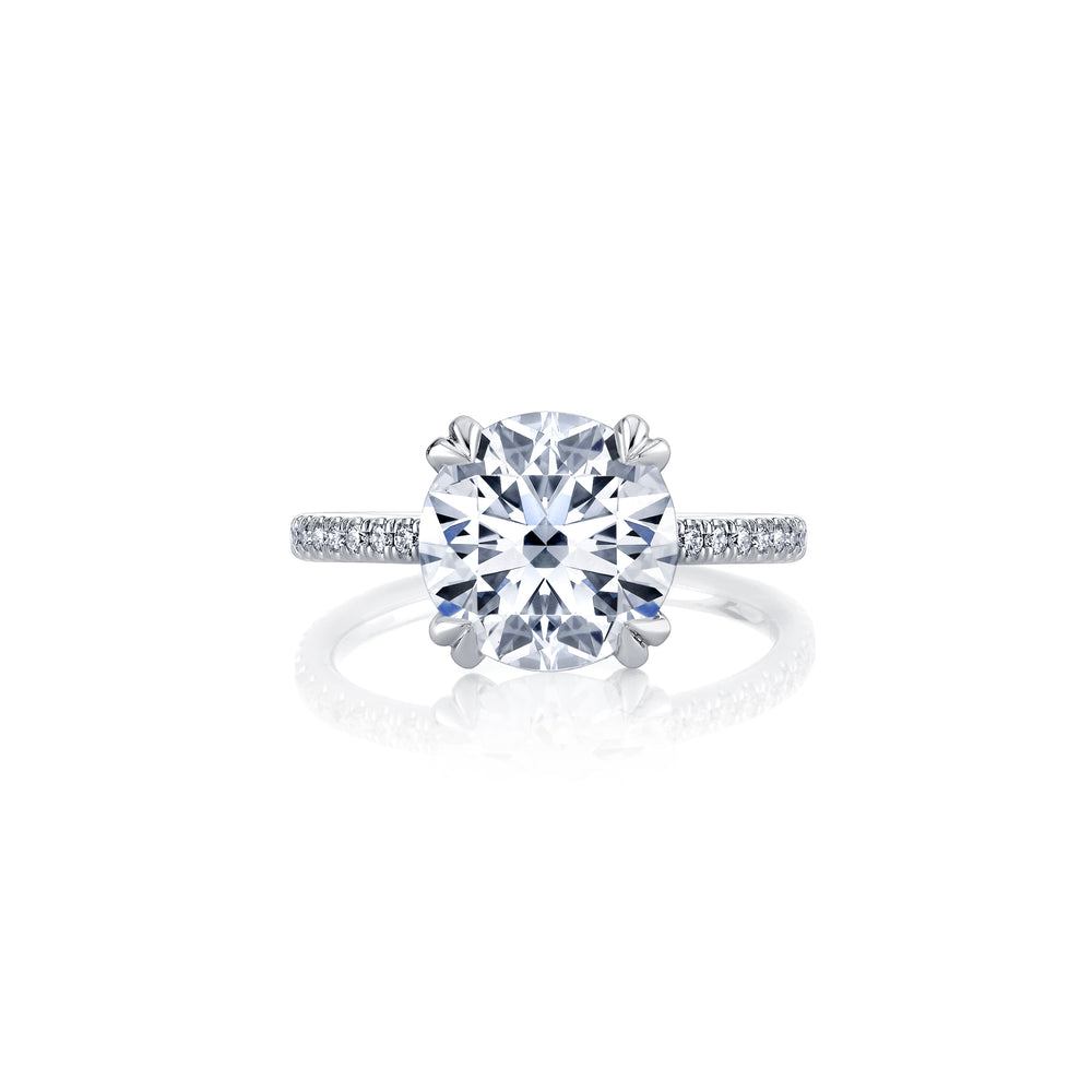 Kate Round Brilliant Solitaire Lab Diamond Engagement Ring image 1