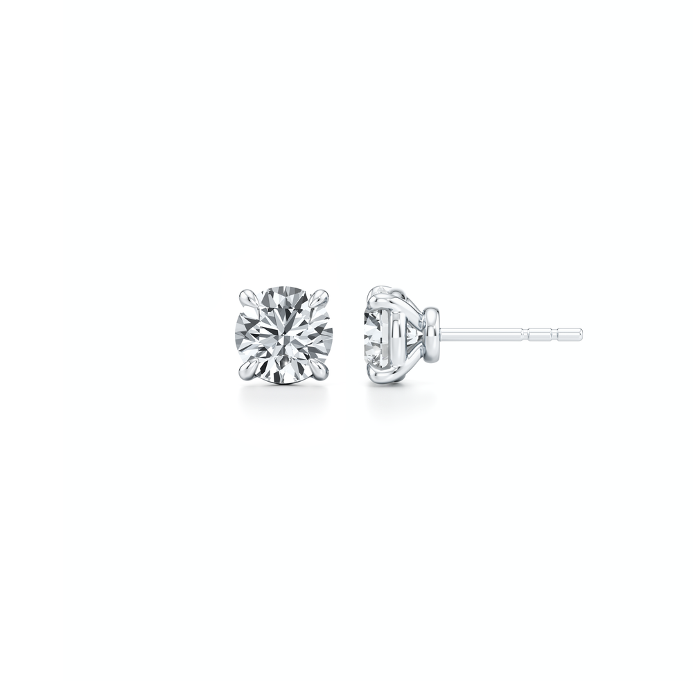 Chelsea Essential Lab Diamond Round Brilliant Studs image 38