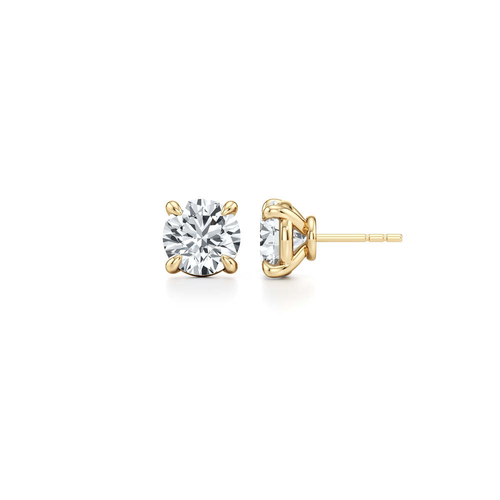 Chelsea Essential Lab Diamond Round Brilliant Studs image 53