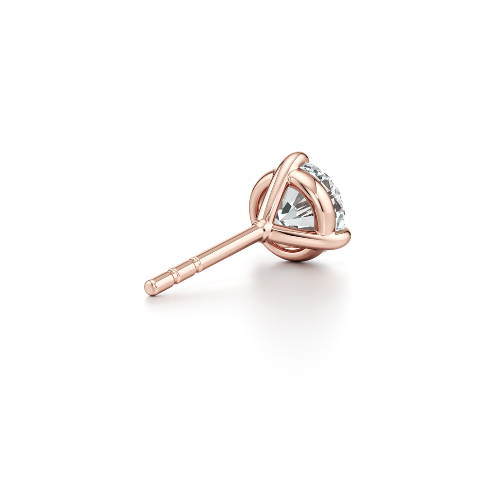 Chelsea Essential Lab Diamond Round Brilliant Martini Studs image 9