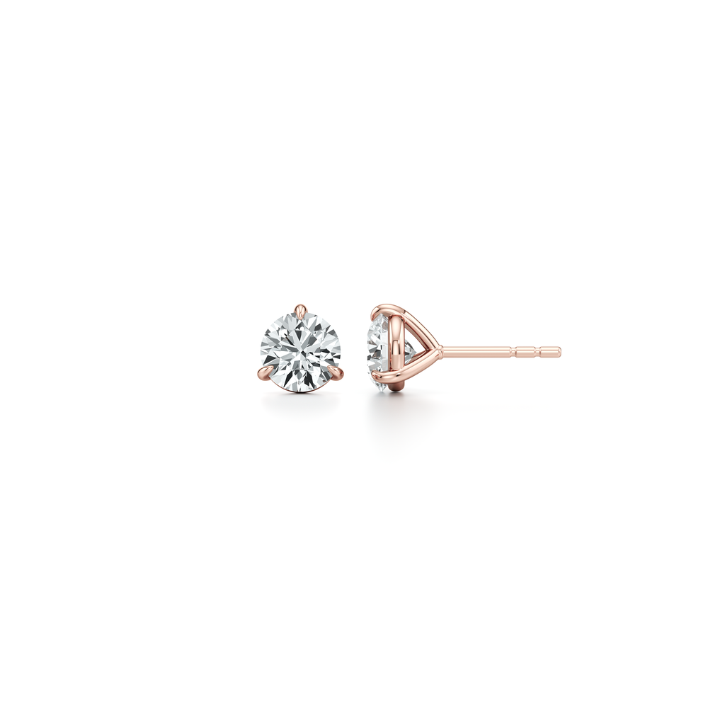 Chelsea Essential Lab Diamond Round Brilliant Martini Studs image 20