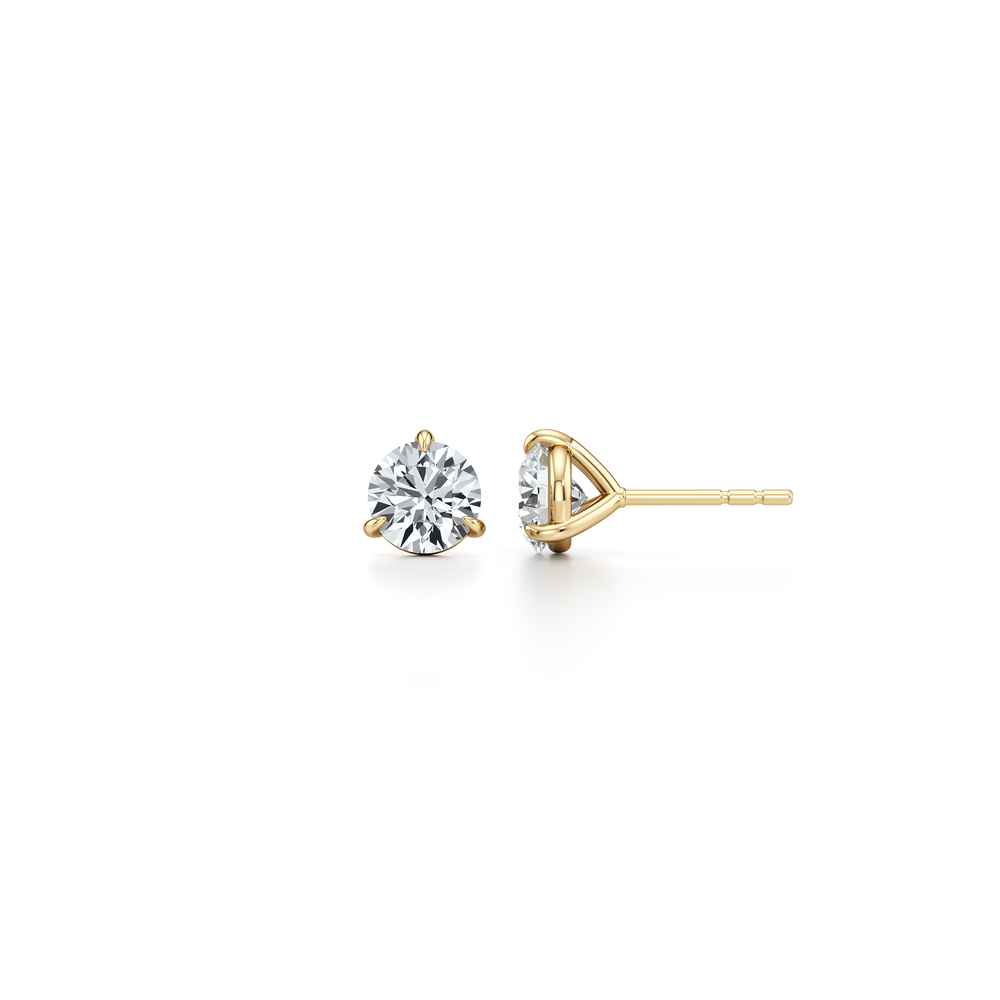 Chelsea Essential Lab Diamond Round Brilliant Martini Studs image 17